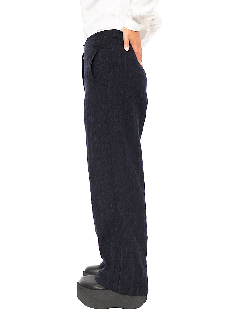 PINSTRIPE PAULETTE TROUSER