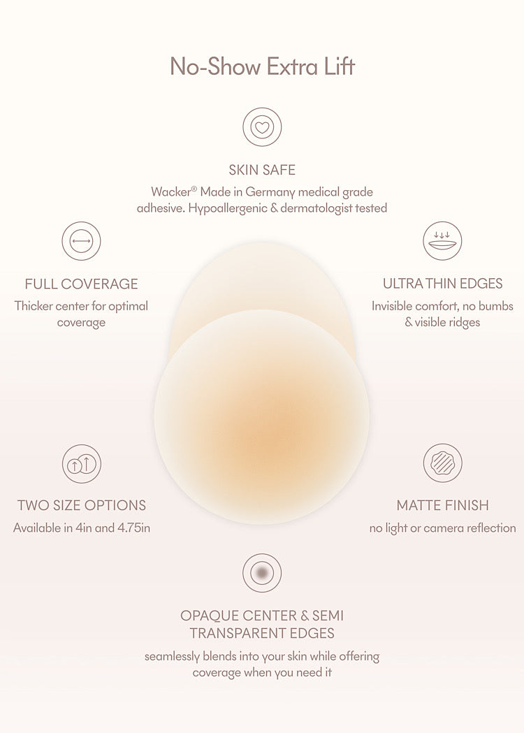 NOOD | NO-SHOW EXTRA LIFT NIPPLE COVERS