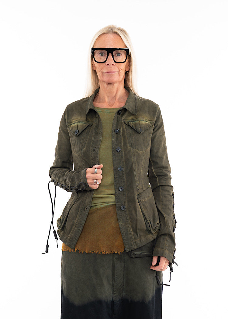 RUNDHOLZ DIP JACKET *BLACK GLOSS* (Shown in LAGOON LIGHT)