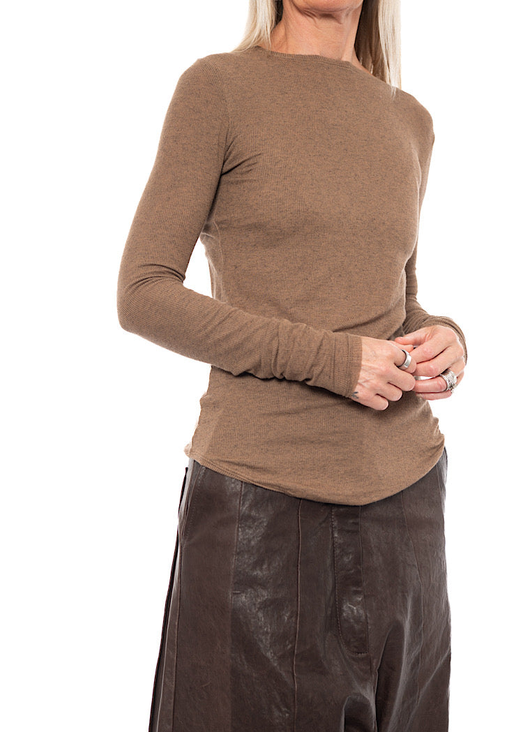 ROUND NECK LONG SLEEVE T-SHIRT