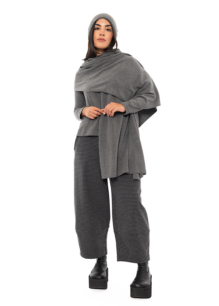 COTTON-FLEECE KAKI HAT
