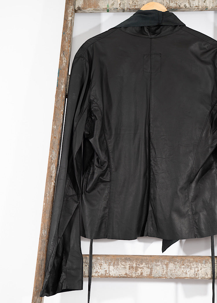 PRE-LOVED SORT AARHUS LEATHER JACKET