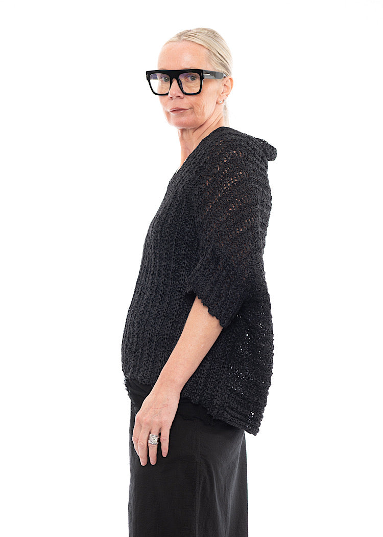 RUNDHOLZ DIP KNITTED PULLOVER