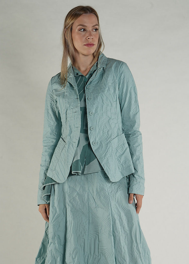 PRE-ORDER RUNDHOLZ BLACK LABEL JACKET *BLACK POPLIN PRINT* (Shown in MINT POPLIN PRINT)