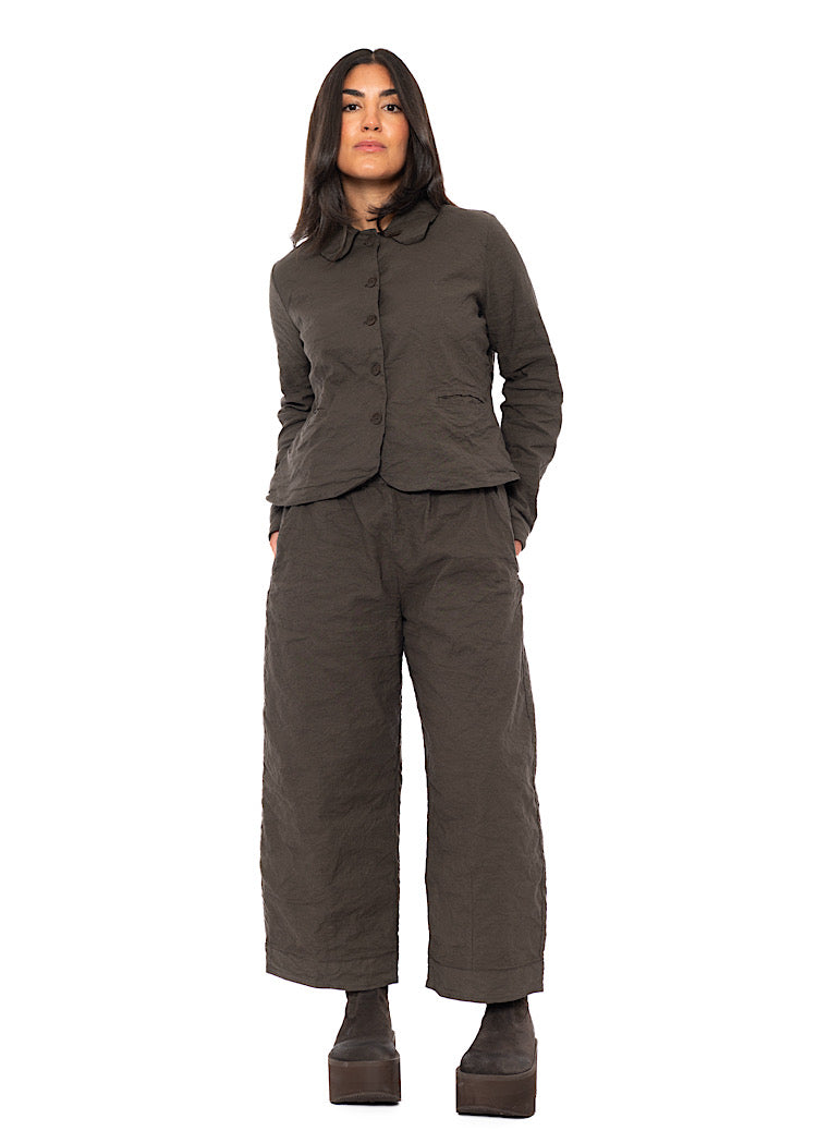 SIGNATURE CRINKLE BOXY JACKET