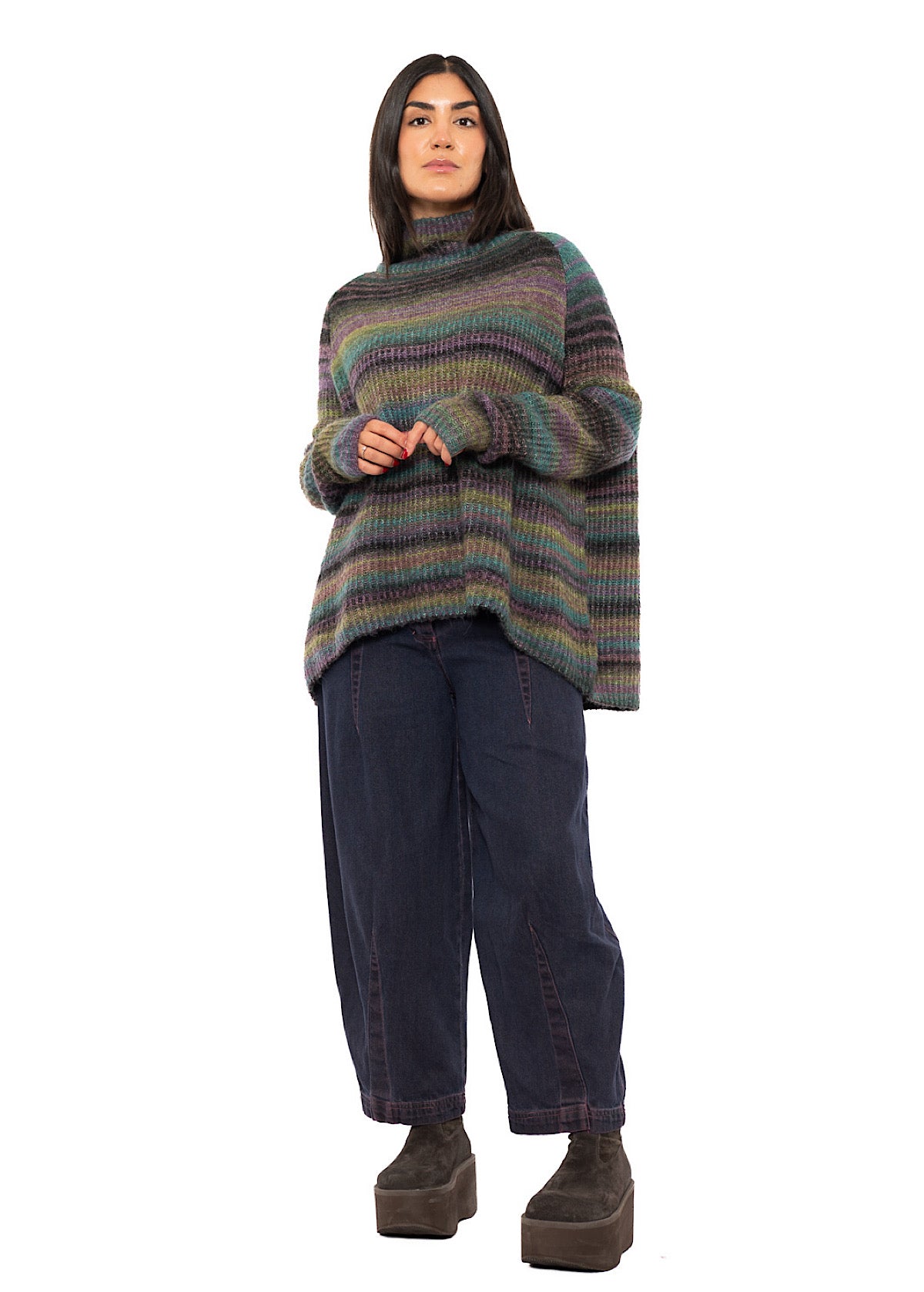 DENIM BALLOON TROUSER