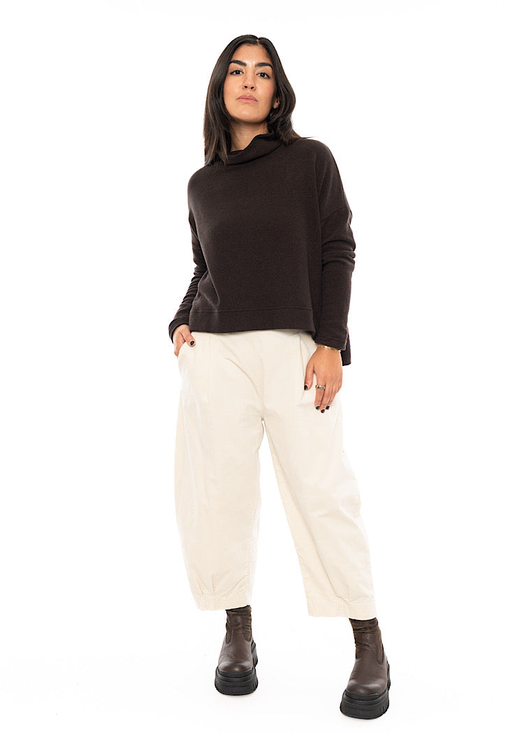 MAMA B BIANCO V TROUSER