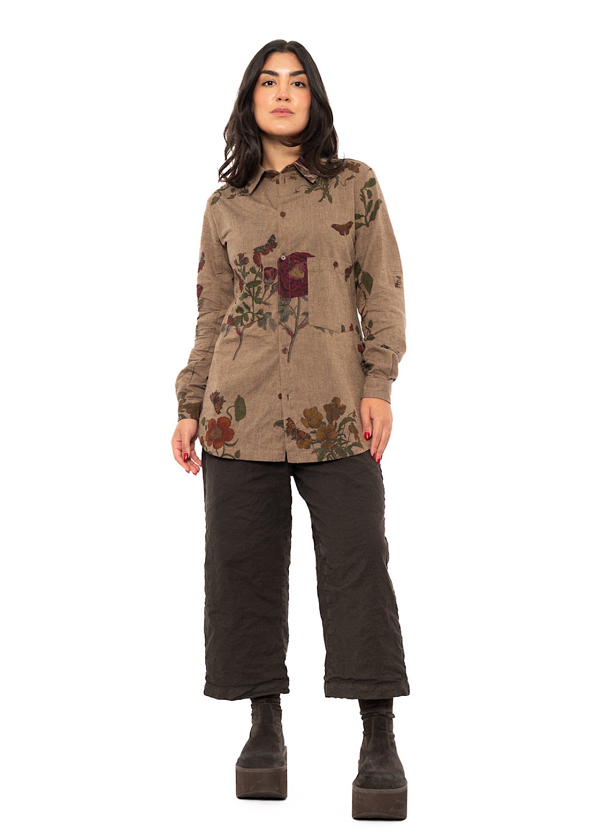 BOTANICAL PRINTED SHIRT