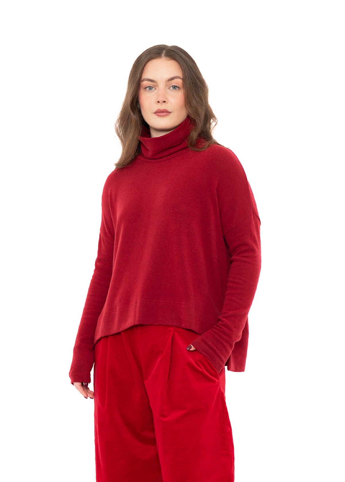SIGNATURE COTTON-FLEECE MOYET PULLOVER