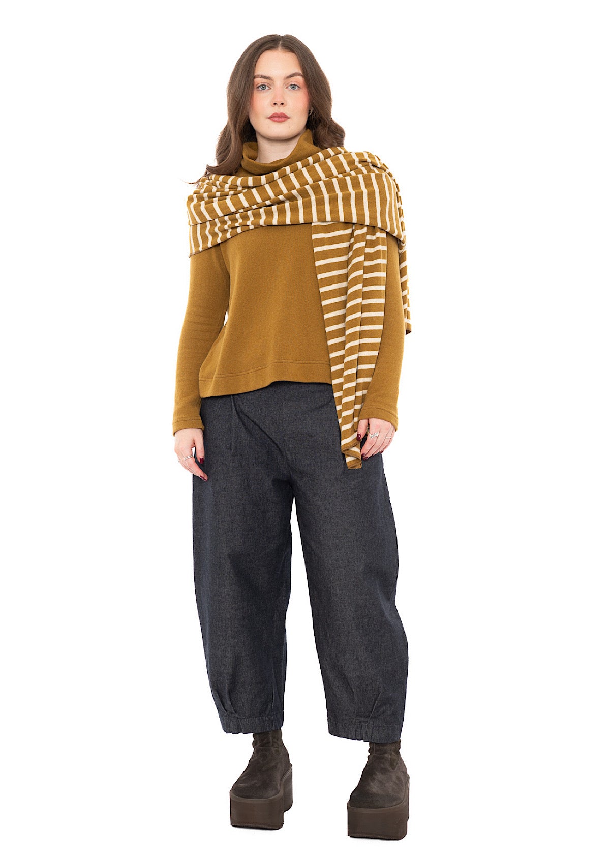 SIGNATURE STRIPED SEGOVIA SCARF