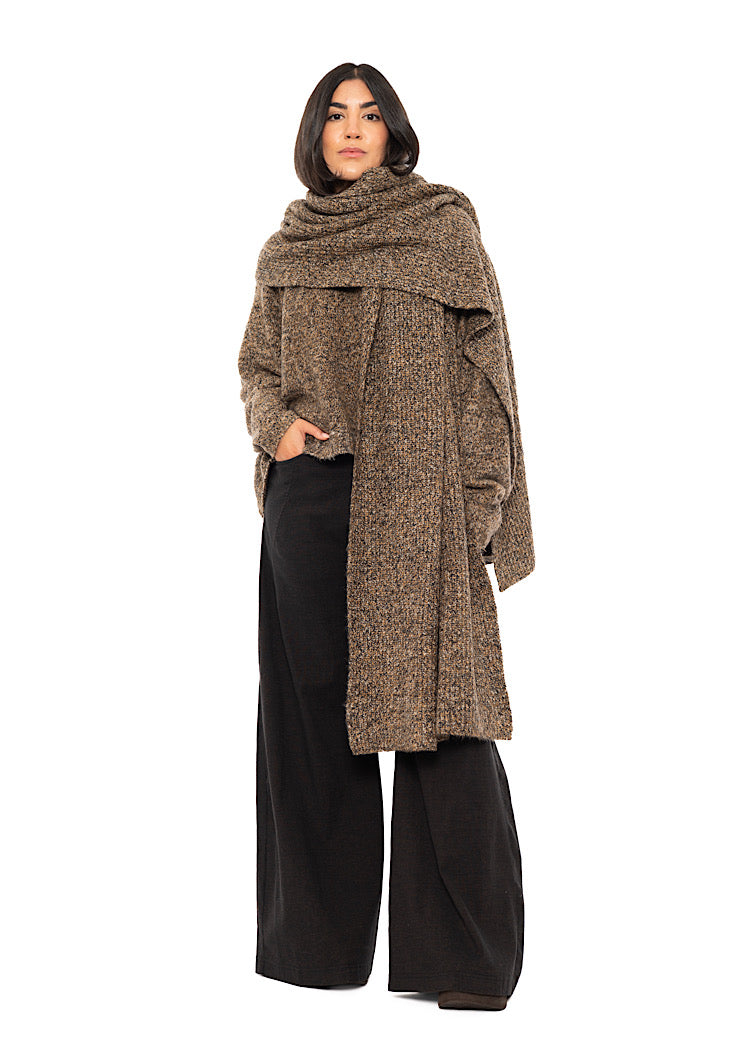 MÉLANGE KNITTED SCARF