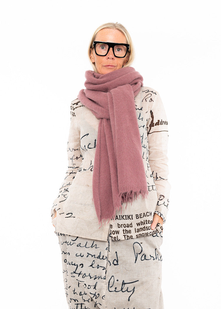 RUNDHOLZ DIP 1/3 SHARER KNITTED SCARF