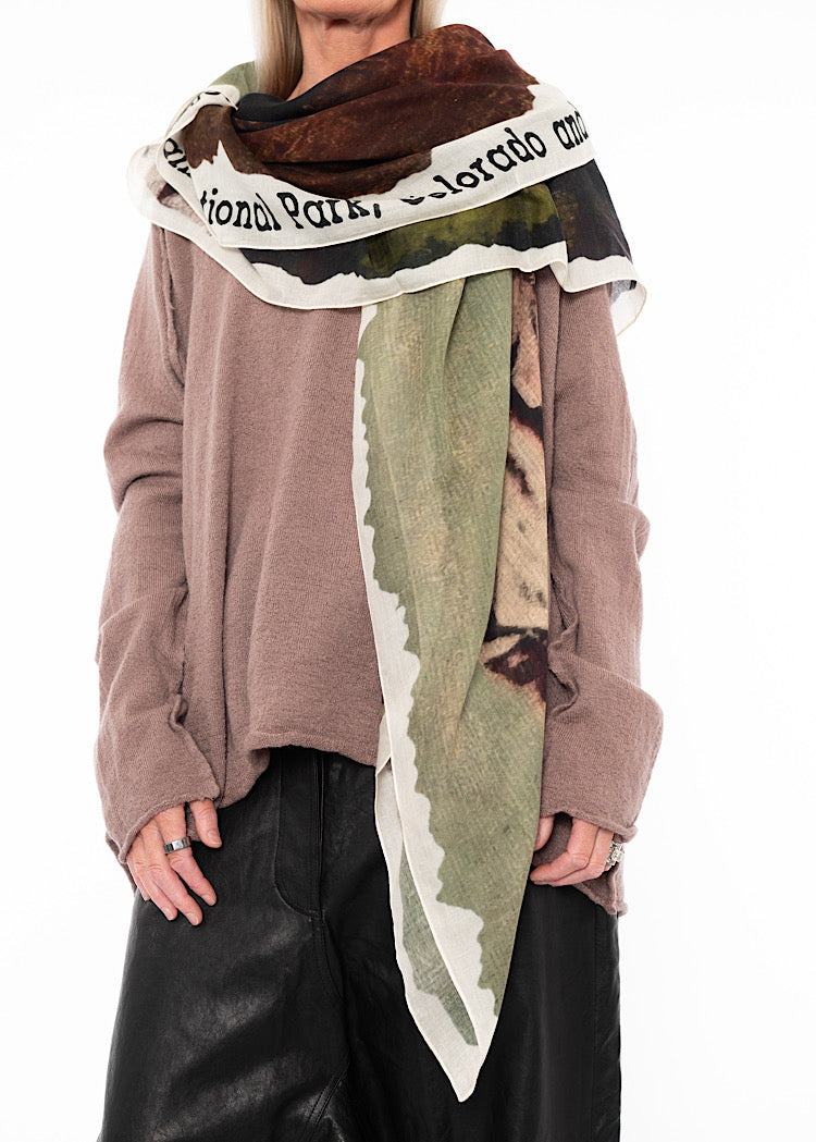 LANDSCAPE PRINT SCARF