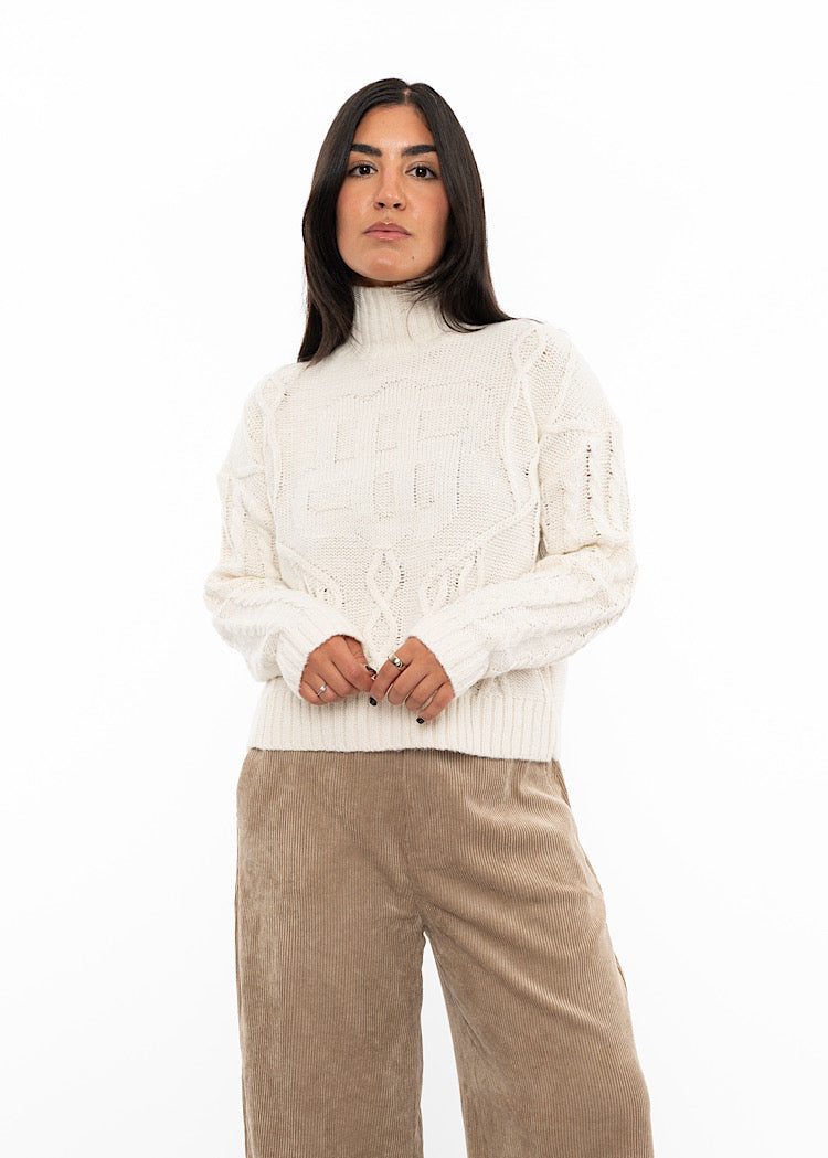 MUNTHE LOGANBERRY KNITTED PULLOVER