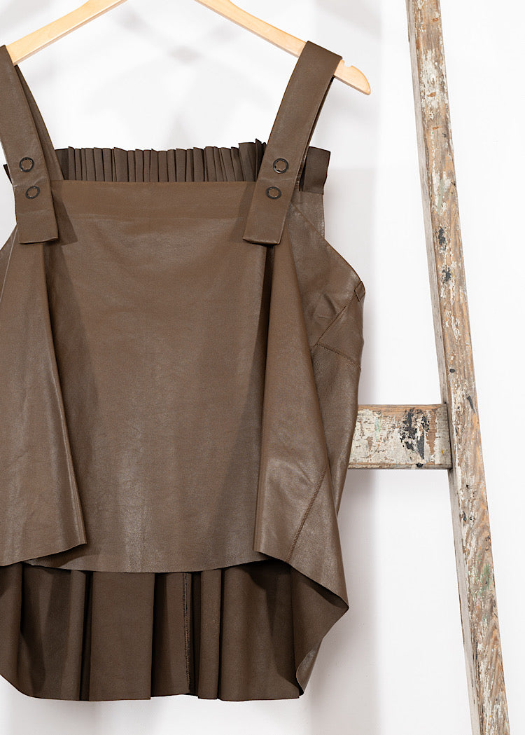 PRE-LOVED ANNETTE GÖRTZ ALO LEATHER TOP