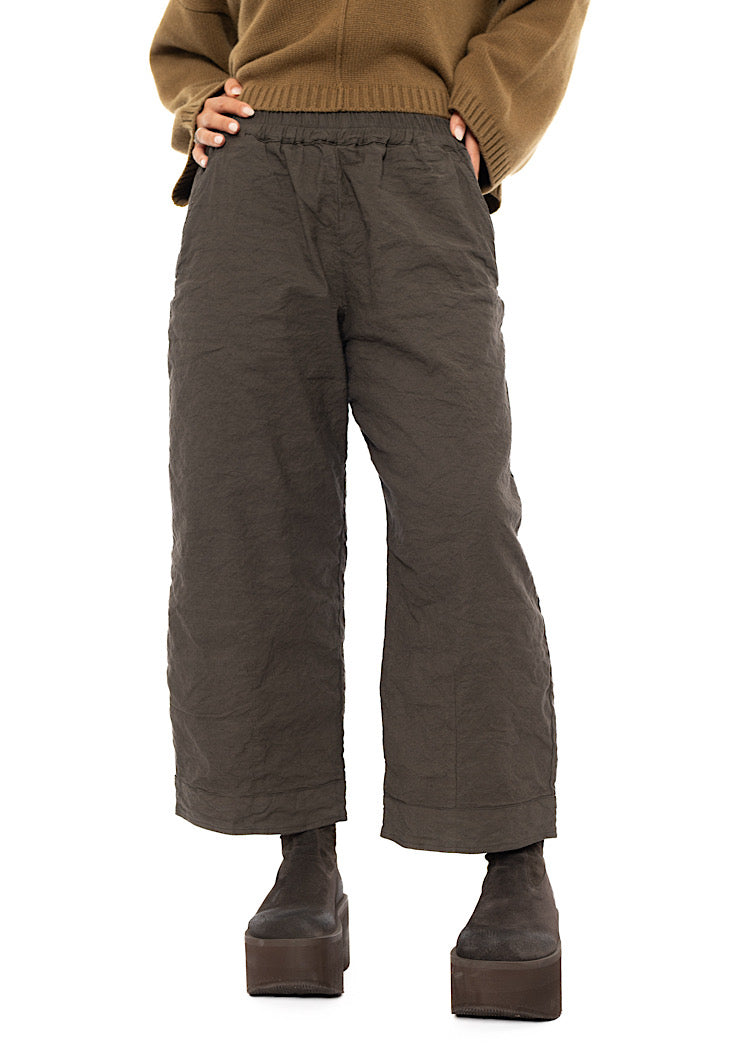 SIGNATURE CRINKLE STRAIGHT LEG TROUSER