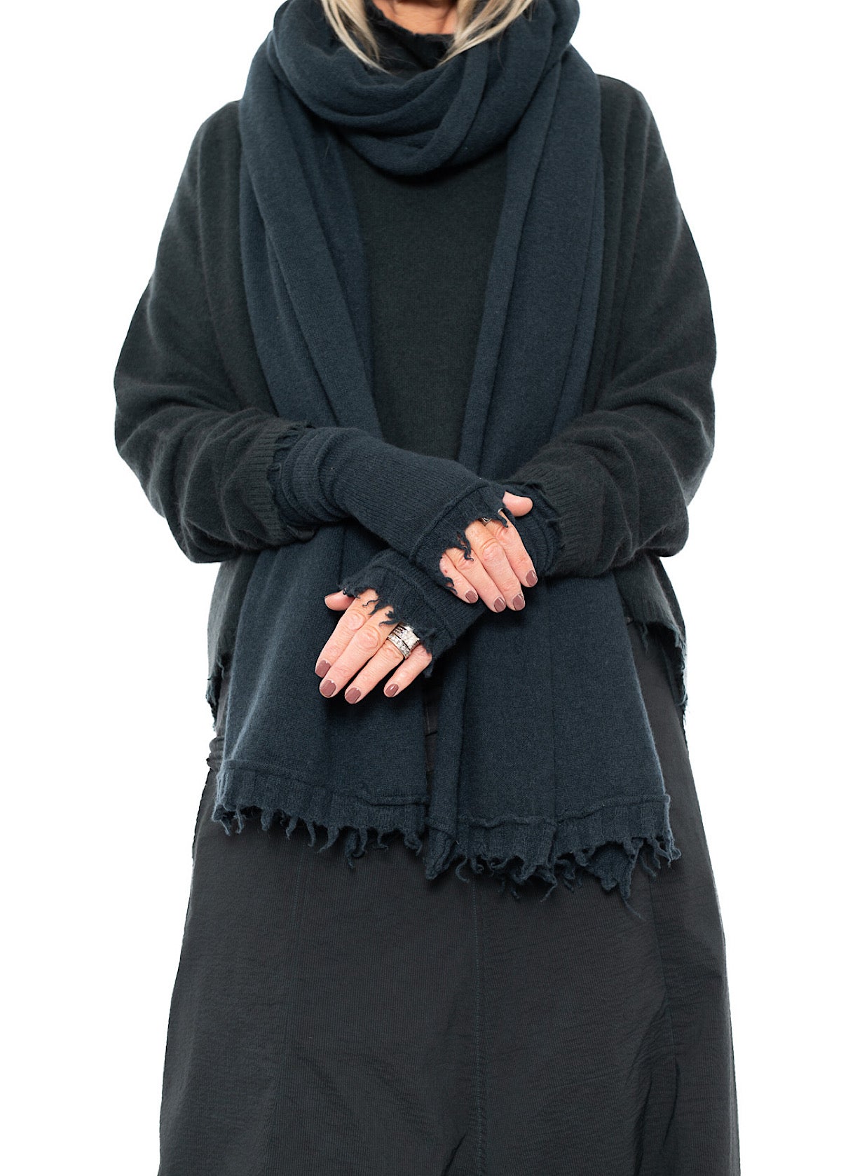 SIGNATURE CASHMERE FINGERLESS CUFF