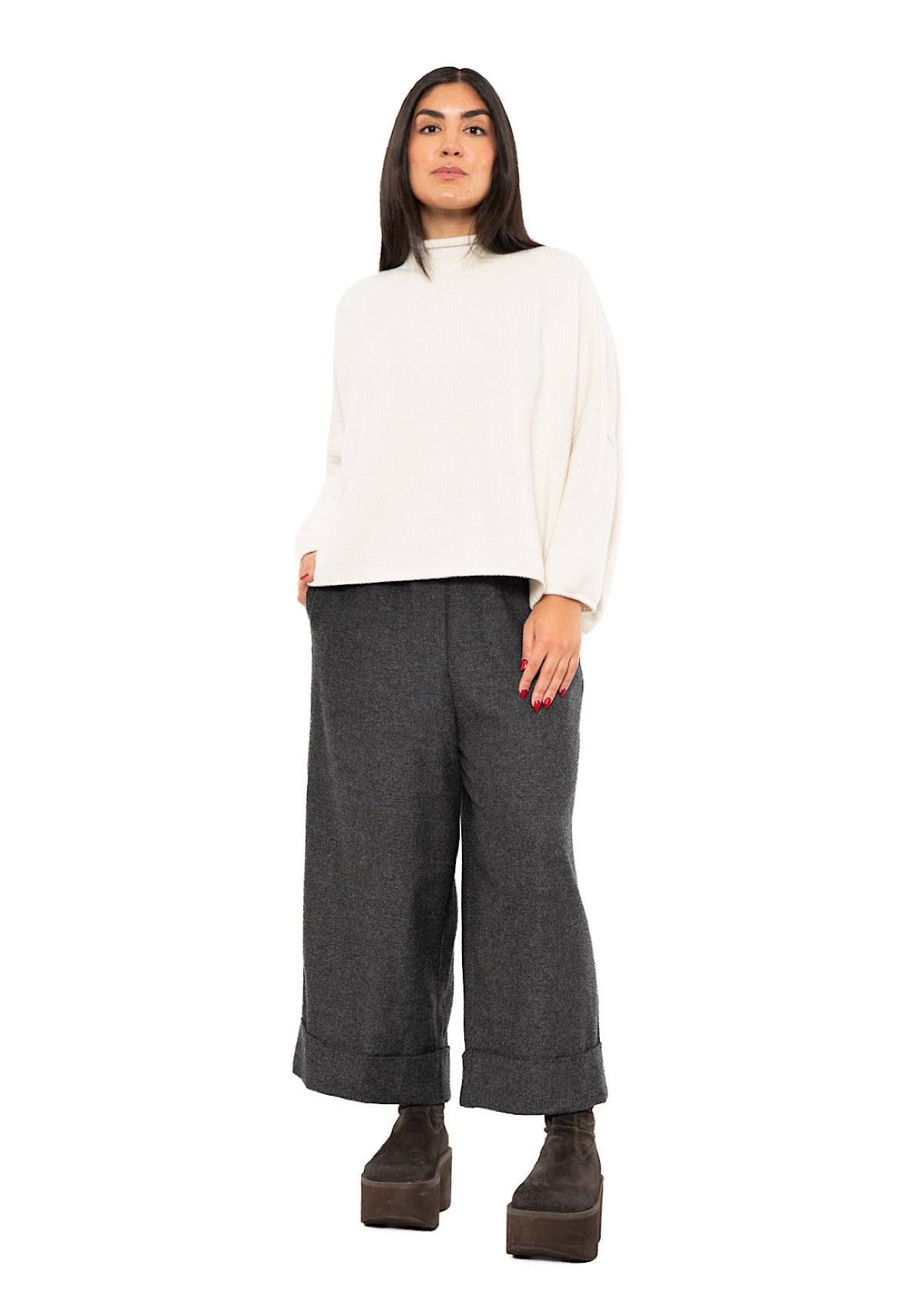 RELAXED CASHMERE BLEND FERRUCCIO PULLOVER