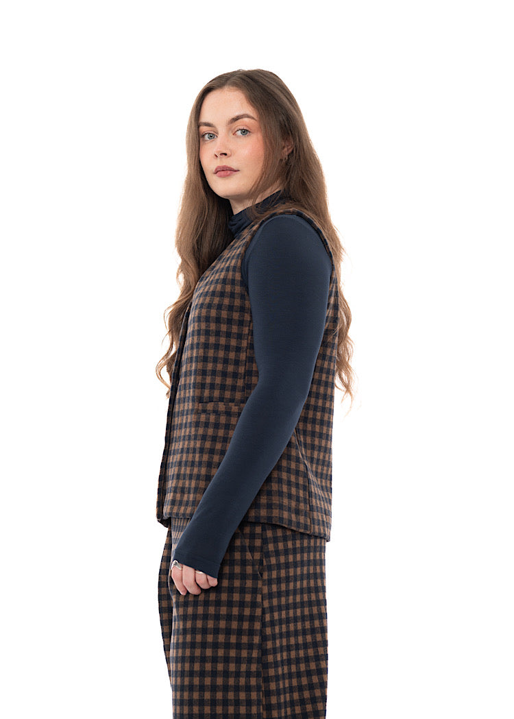 CHECKED GENNY WAISTCOAT