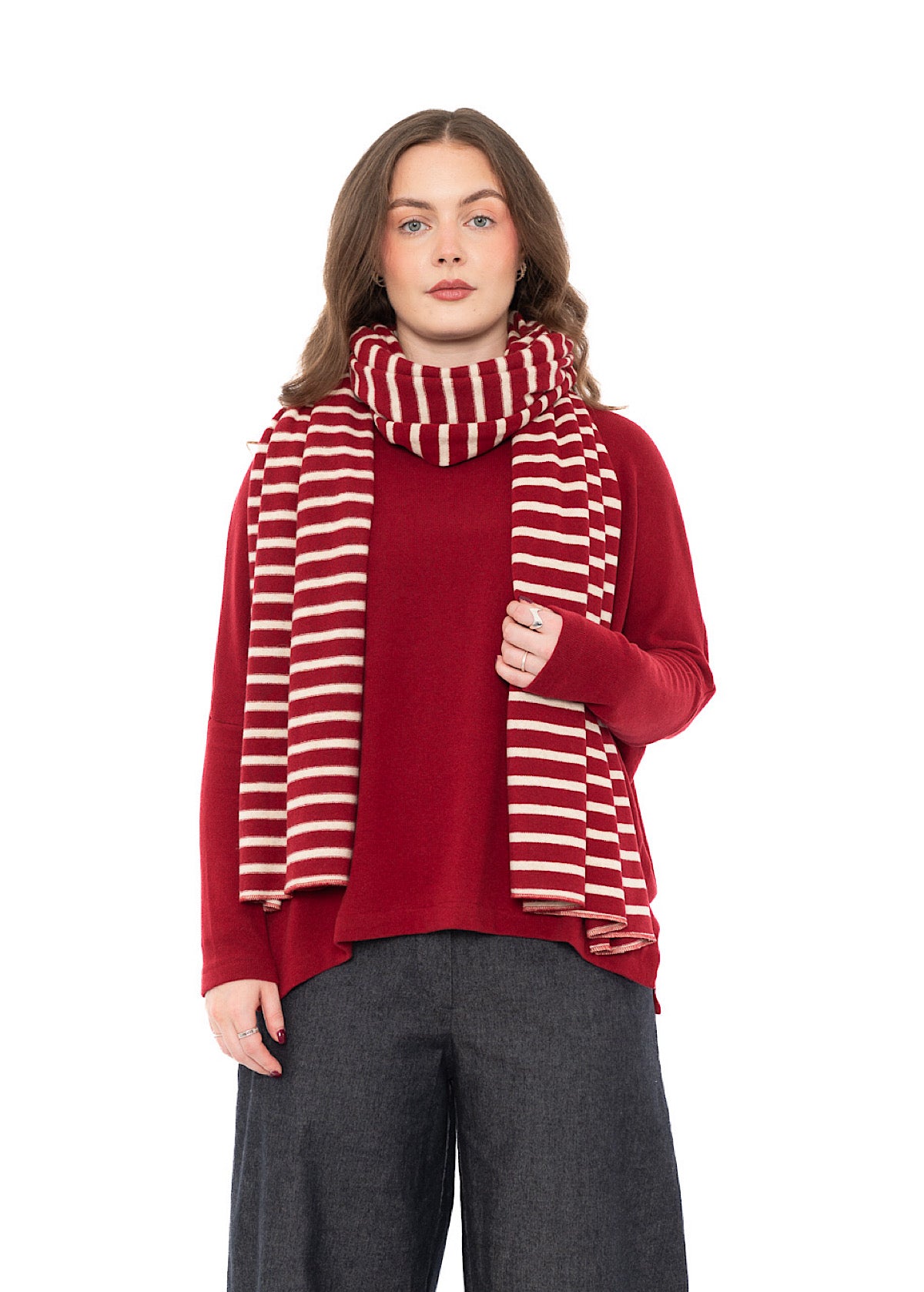 SIGNATURE STRIPED SEGOVIA SCARF