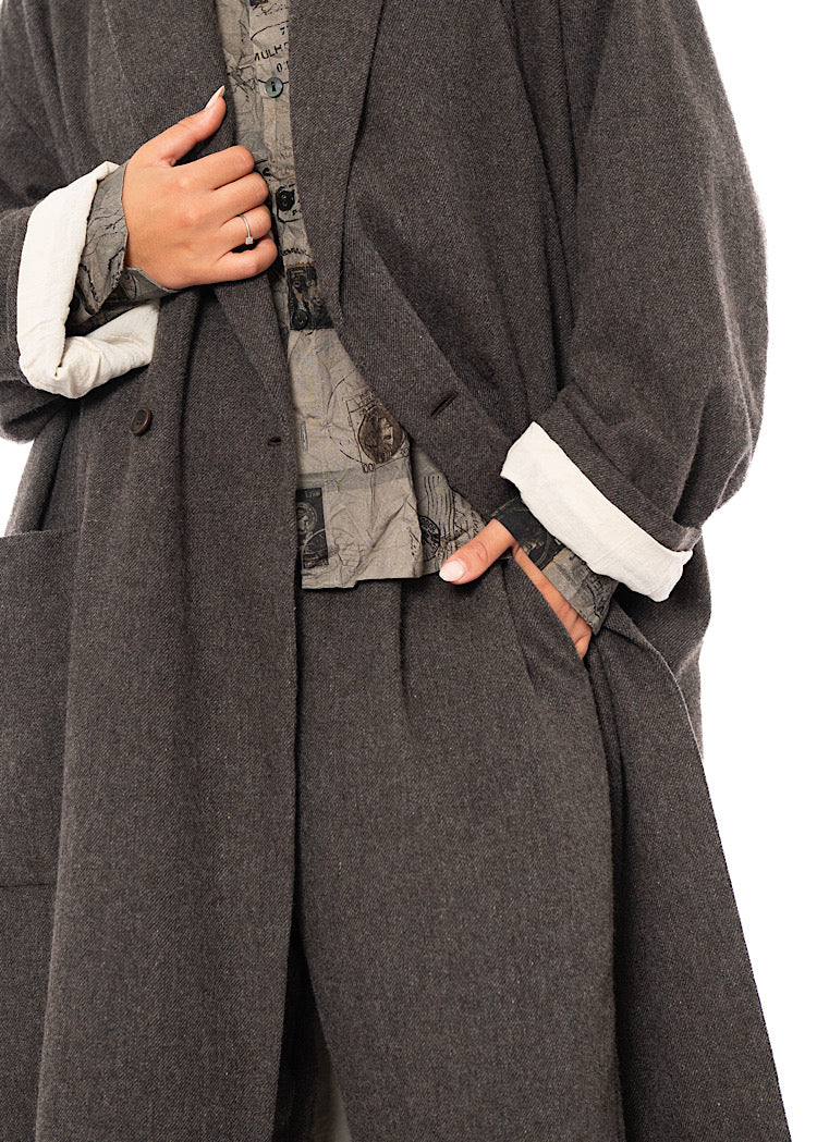 OVERSIZED TWEED COAT