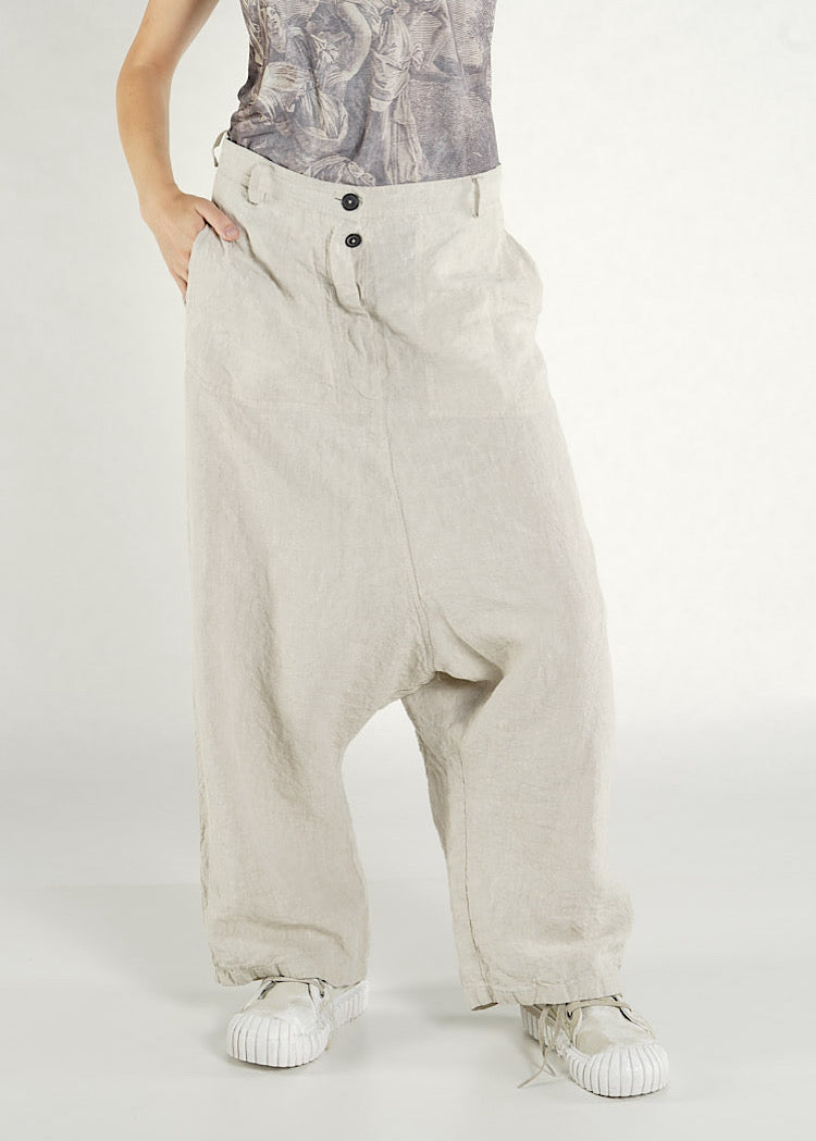 PRE-ORDER RUNDHOLZ DIP TROUSER *SKY MELANGE* (Shown in LINEN MELANGE)