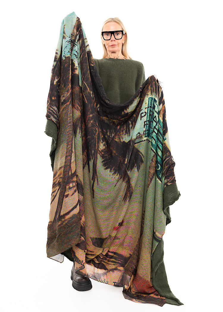 RUNDHOLZ DIP KNITTED SCARF