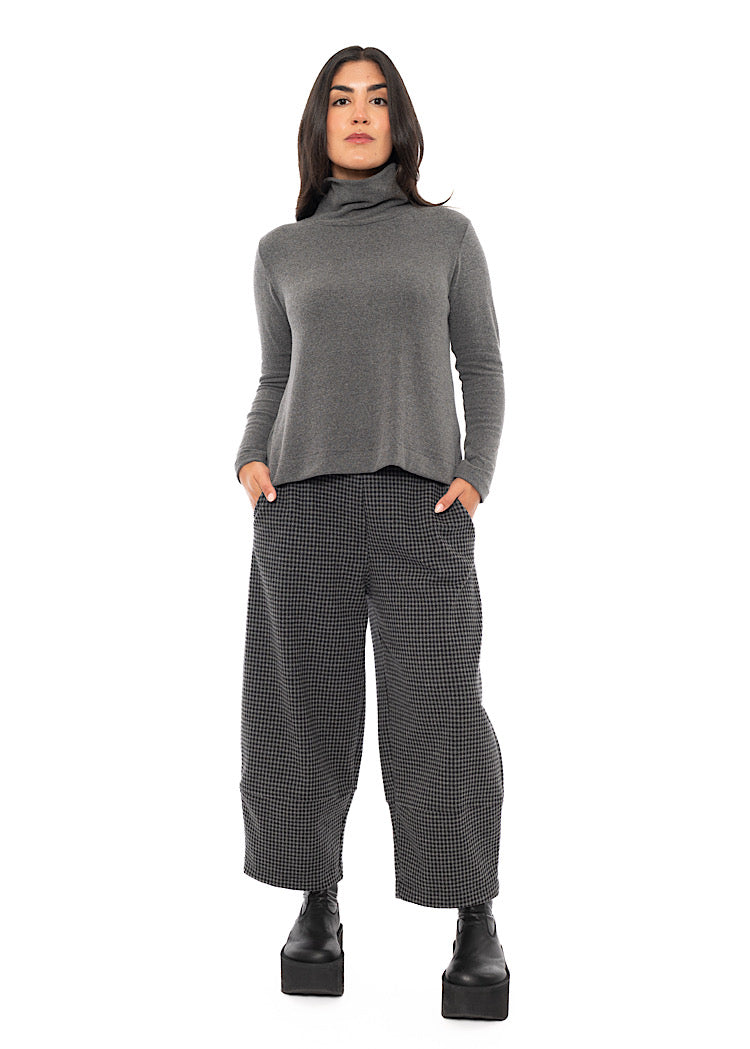 COTTON-FLEECE LYDIA PULLOVER