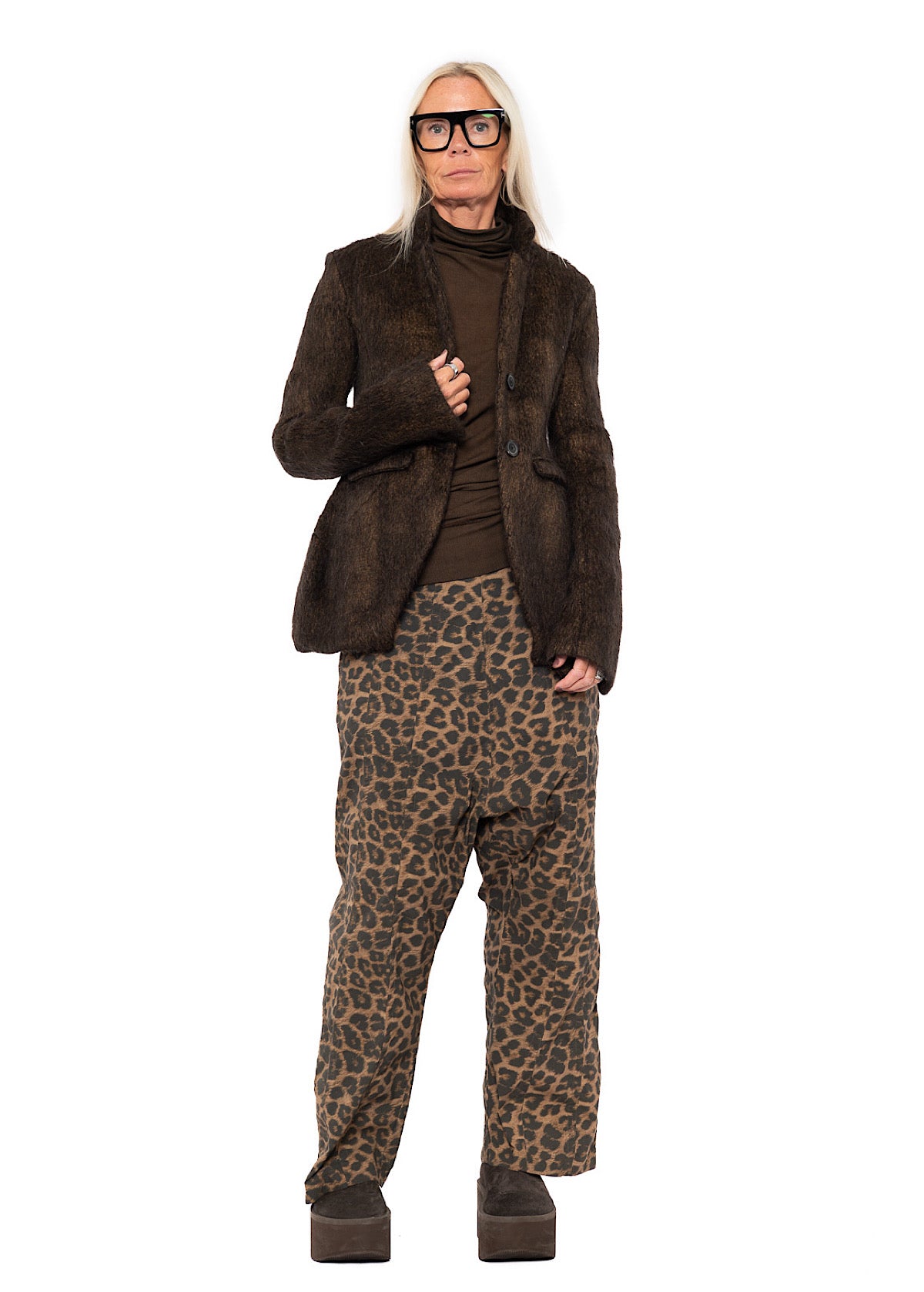 SCULPTED LONG-HAIR WOOL JACKET