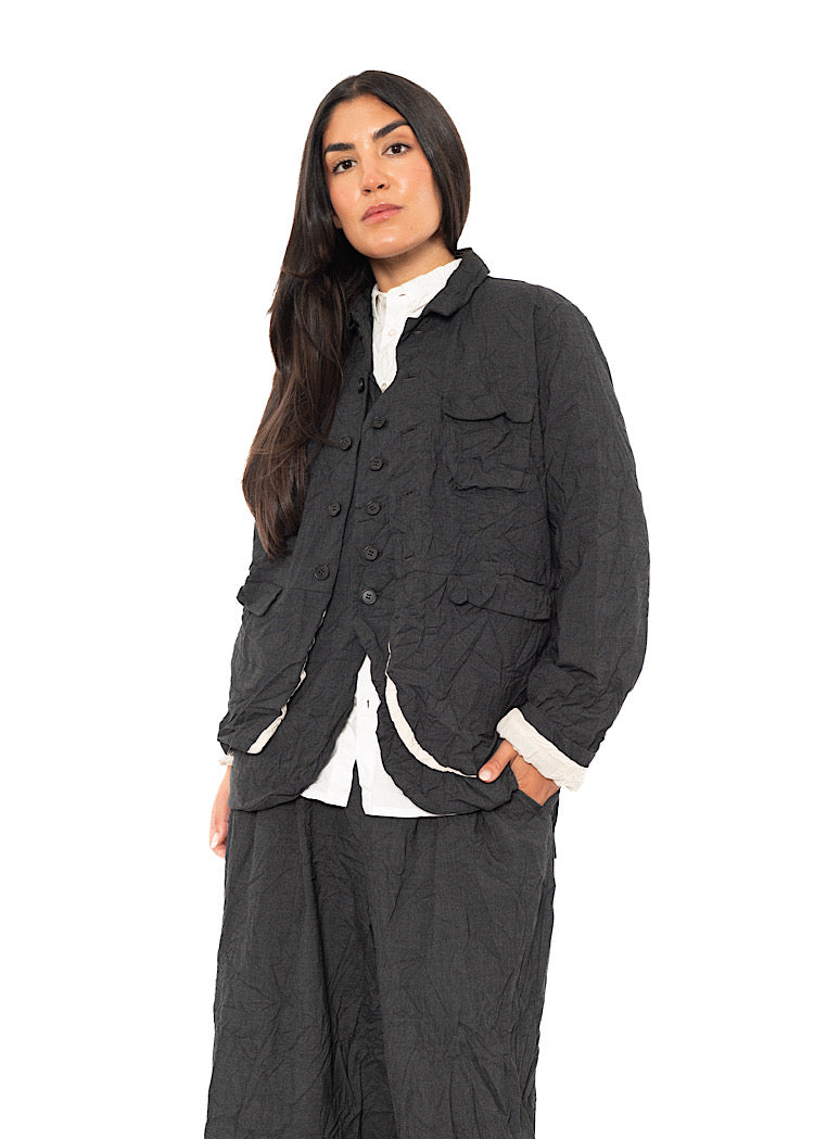 CRINKLE UTILITY JACKET