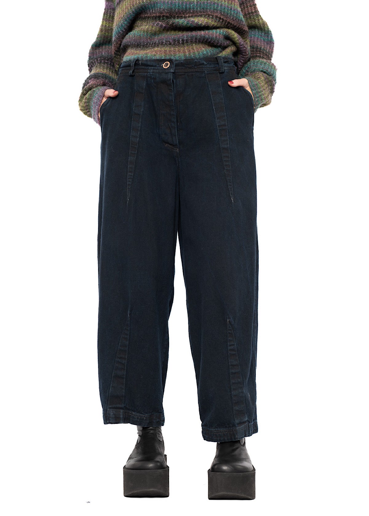 DENIM BALLOON TROUSER