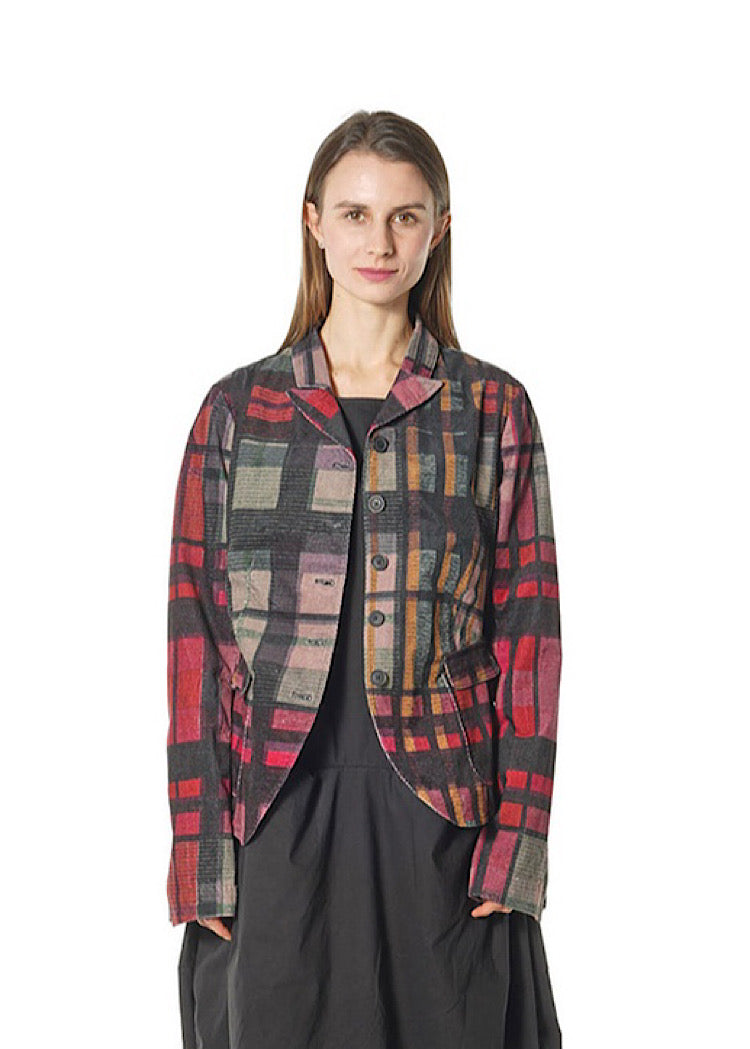 HERITAGE CHECK TAILORED JACKET