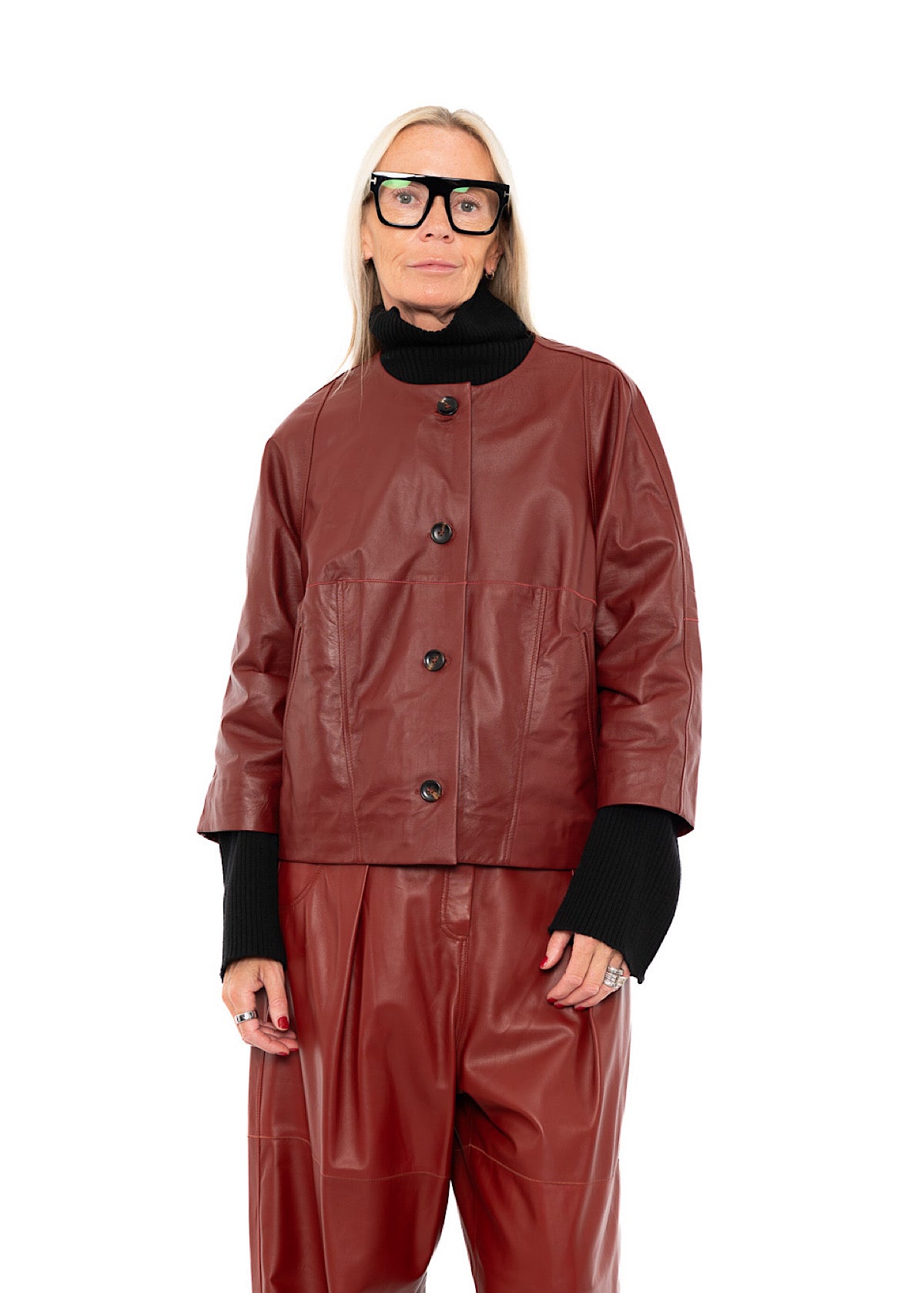 SIGNATURE LEATHER JACKET