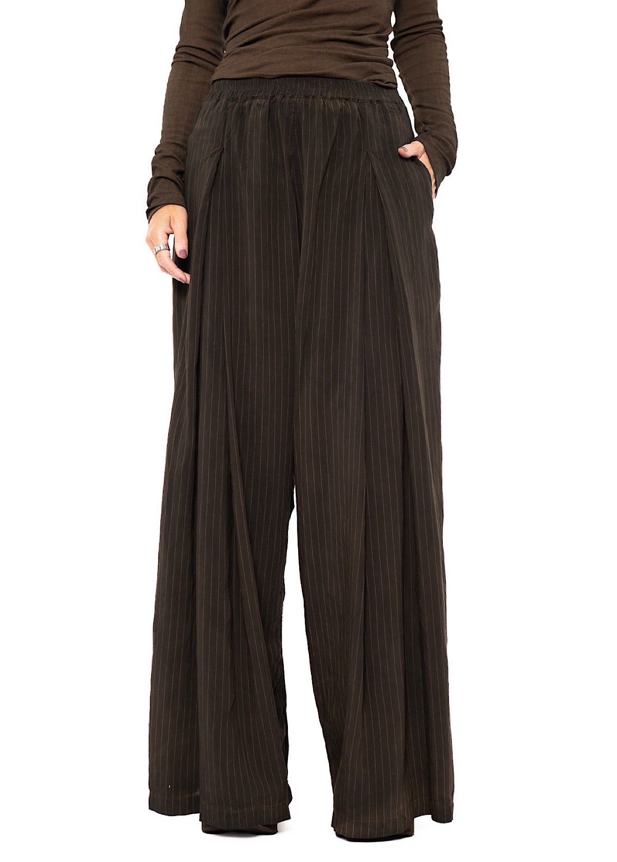 FLUID PINSTRIPE PALAZZO TROUSER