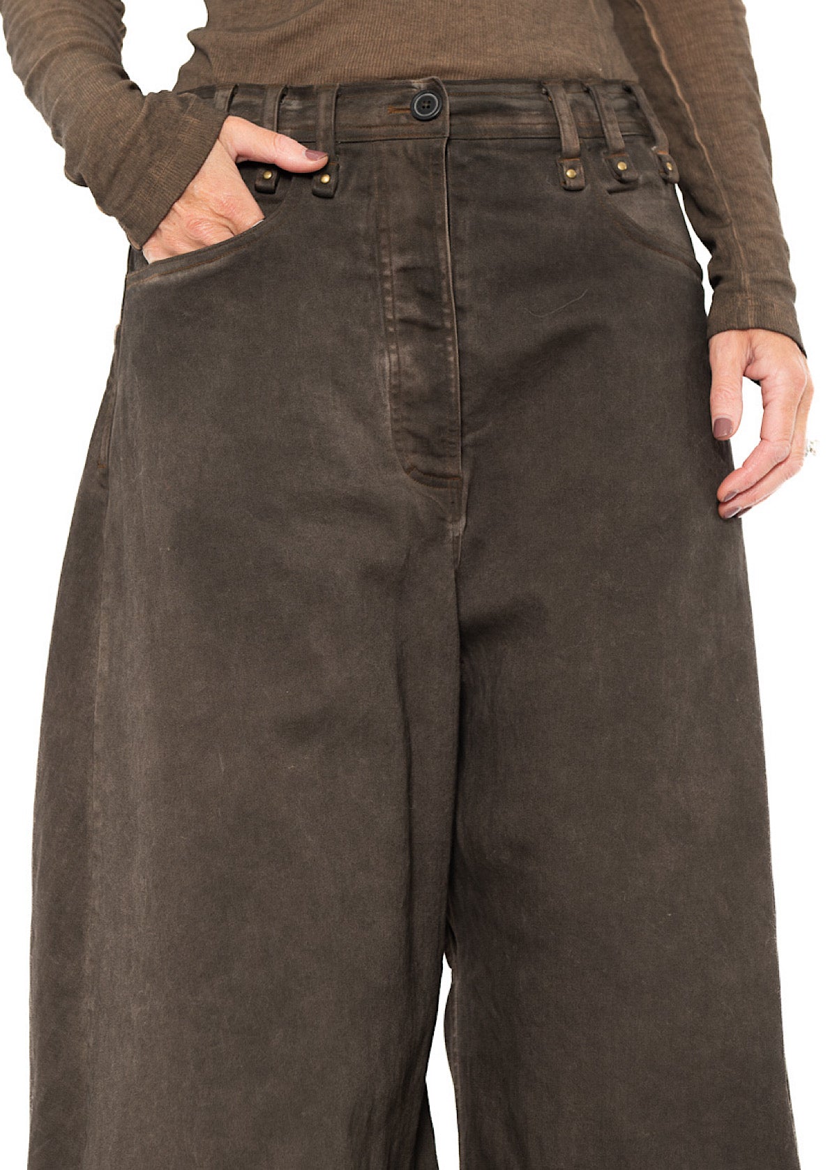 SIGNATURE BALLOON DENIM TROUSER