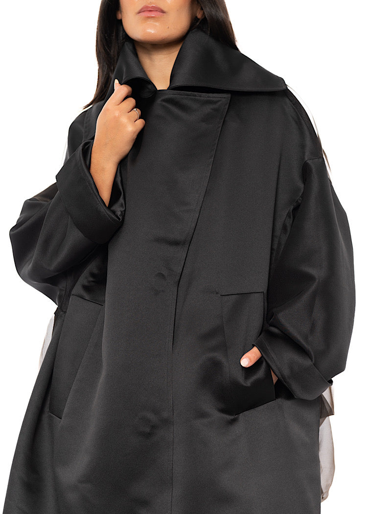 REVERSIBLE OVERSIZED COAT
