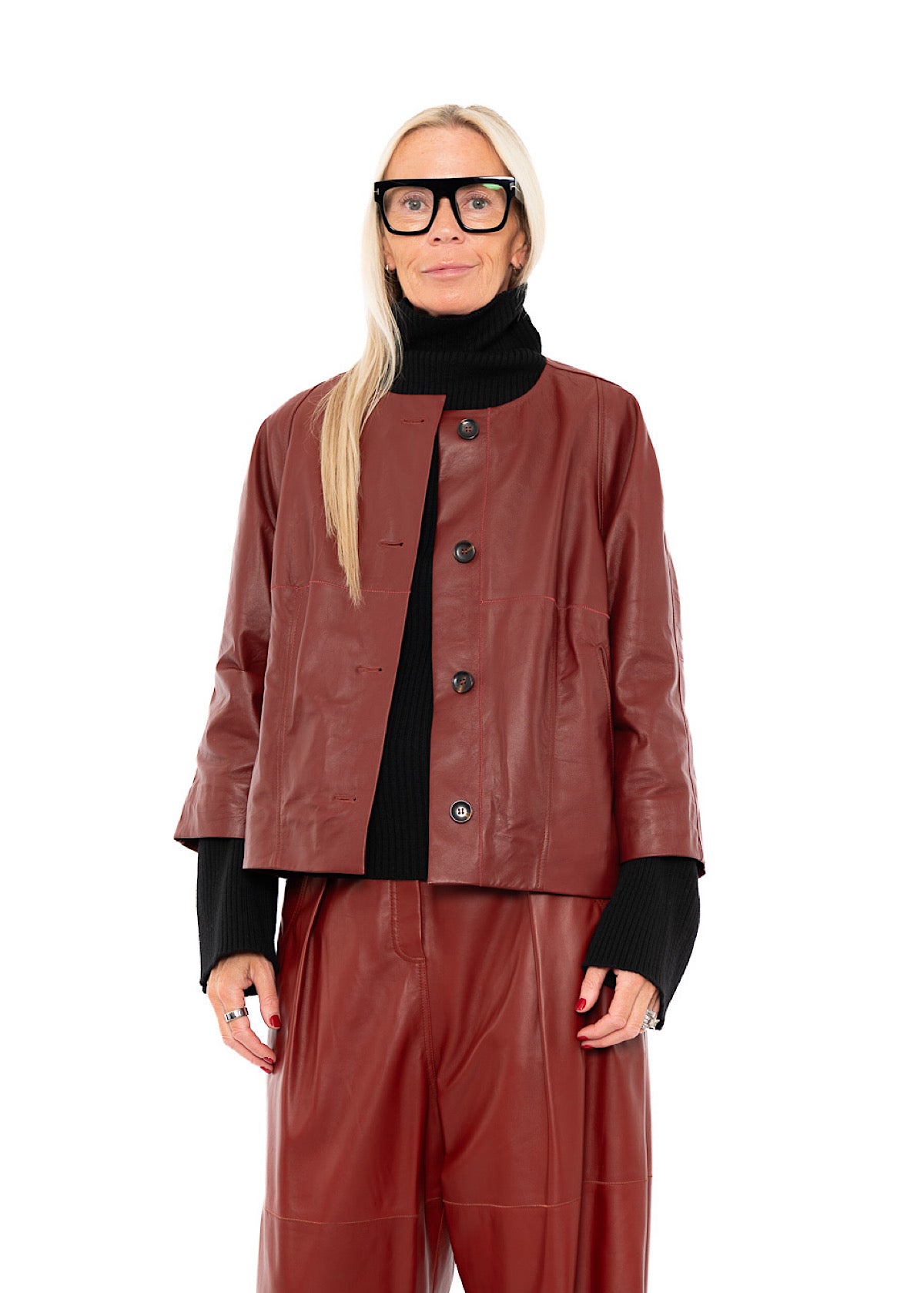 SIGNATURE LEATHER JACKET