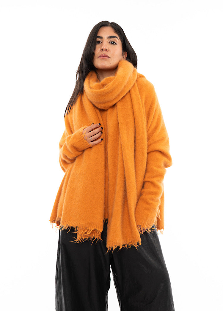 RUNDHOLZ DIP KNITTED SCARF