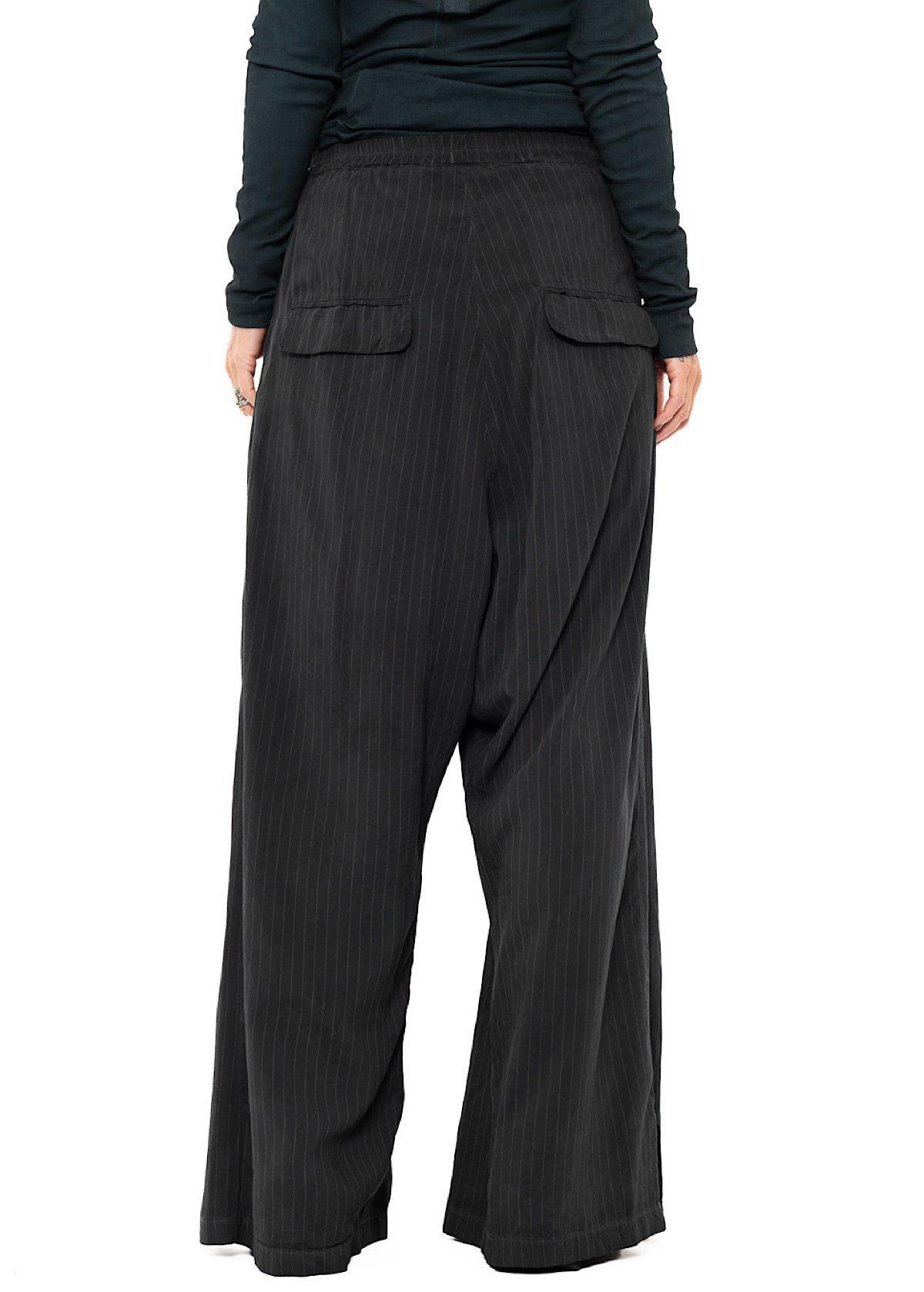 FLUID PINSTRIPE PALAZZO TROUSER