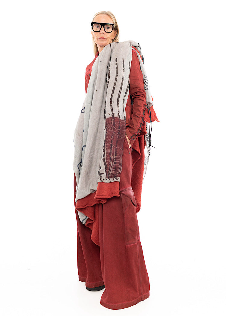 RUNDHOLZ DIP KNITTED SCARF