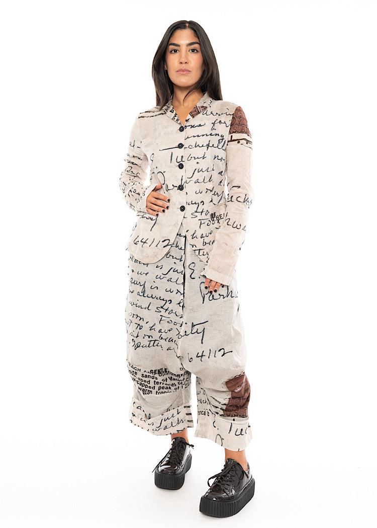 RUNDHOLZ DIP JACKET *BERMUDA 3 PRINT* (Shown in BACKSIDE PRINT)