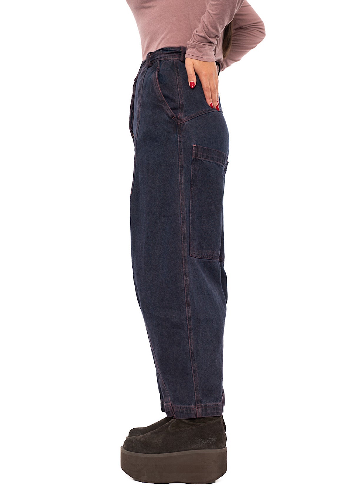 DENIM BALLOON TROUSER