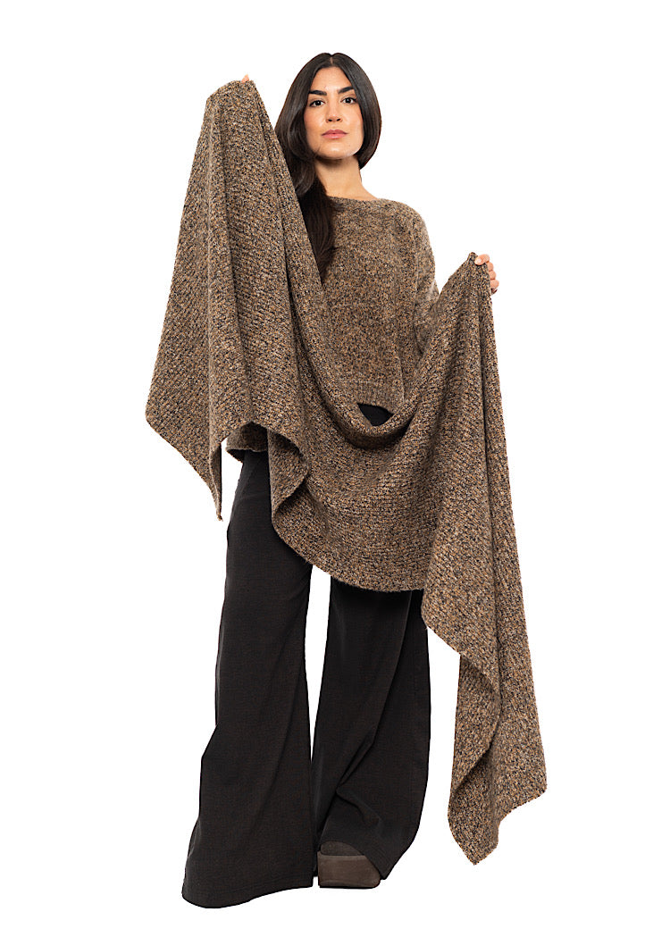 MÉLANGE KNITTED SCARF