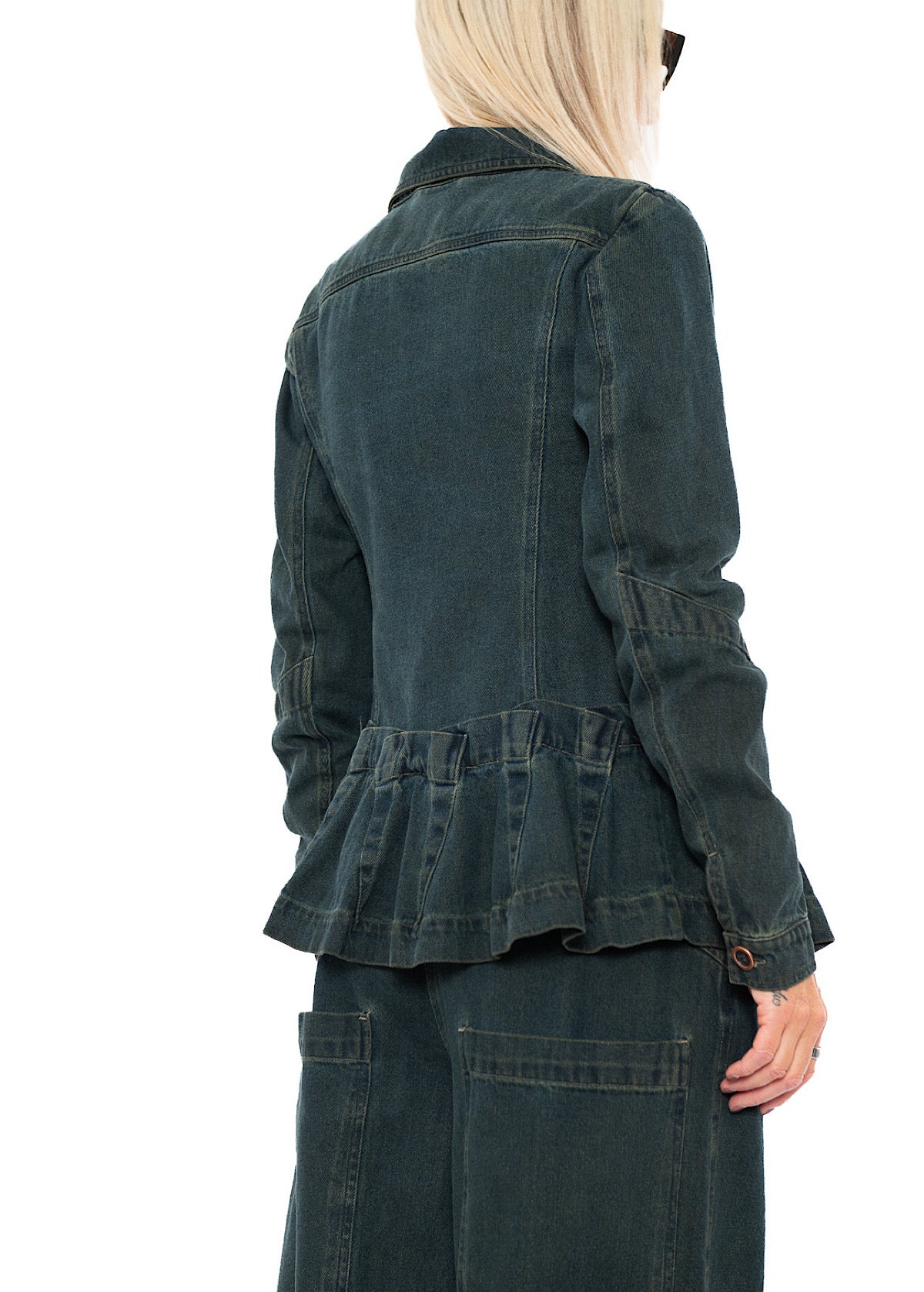 GARMENT-DYED DENIM JACKET