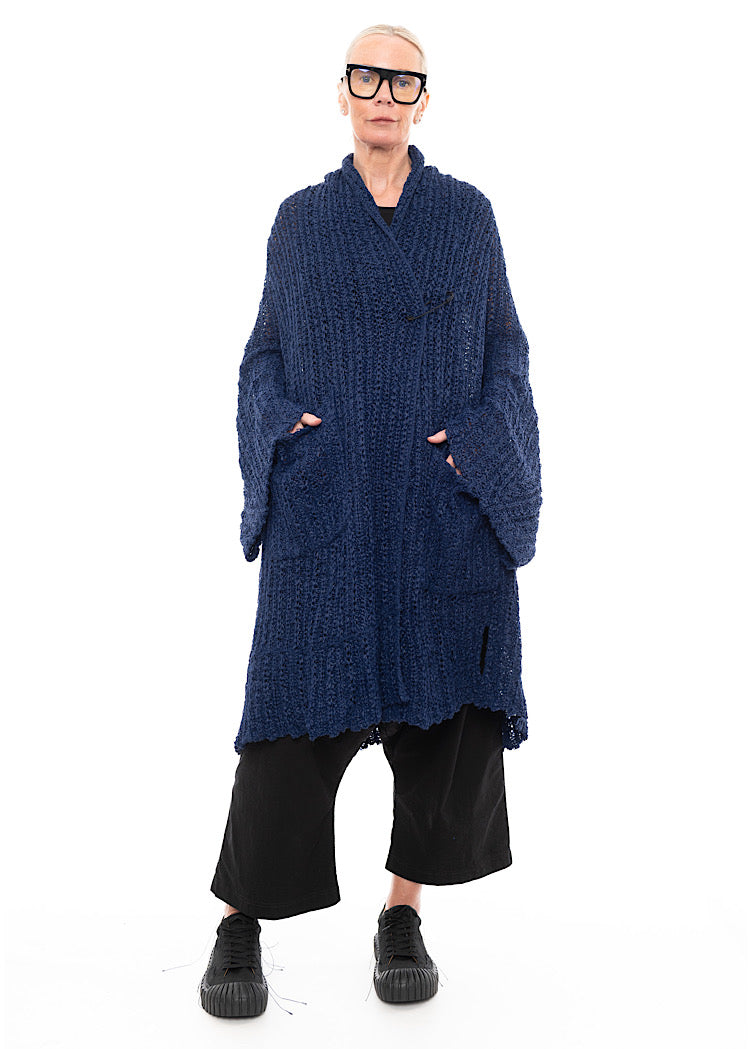 RUNDHOLZ DIP KNITTED CARDIGAN