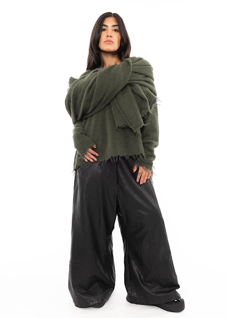 RUNDHOLZ DIP KNITTED SCARF