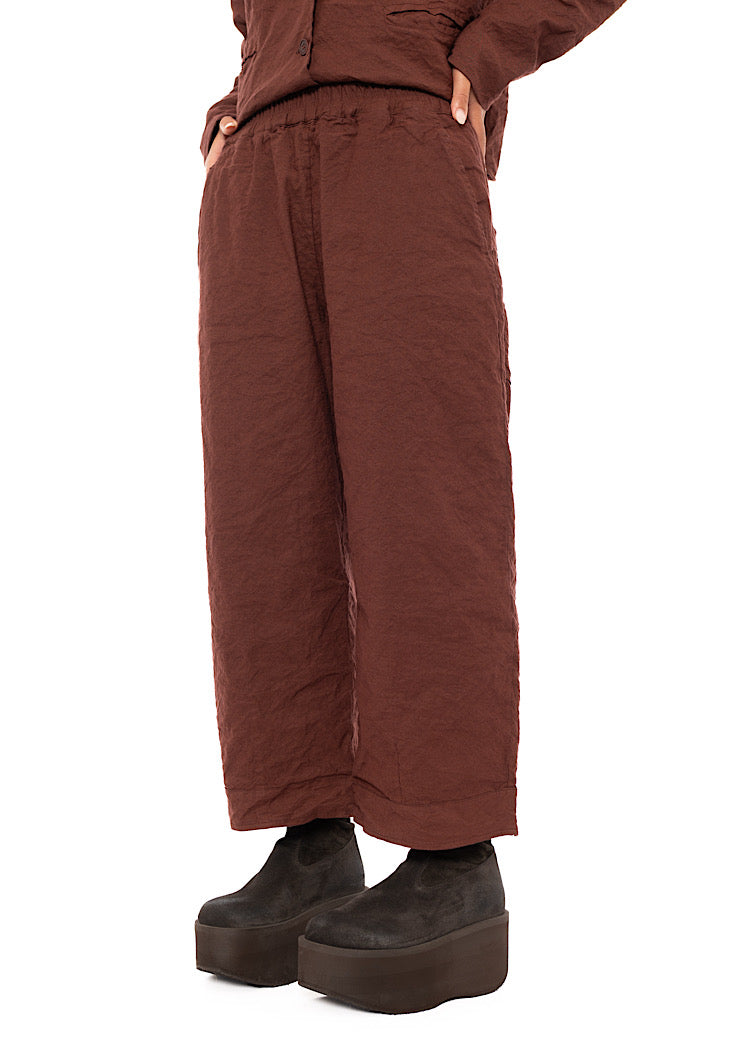 SIGNATURE CRINKLE STRAIGHT LEG TROUSER