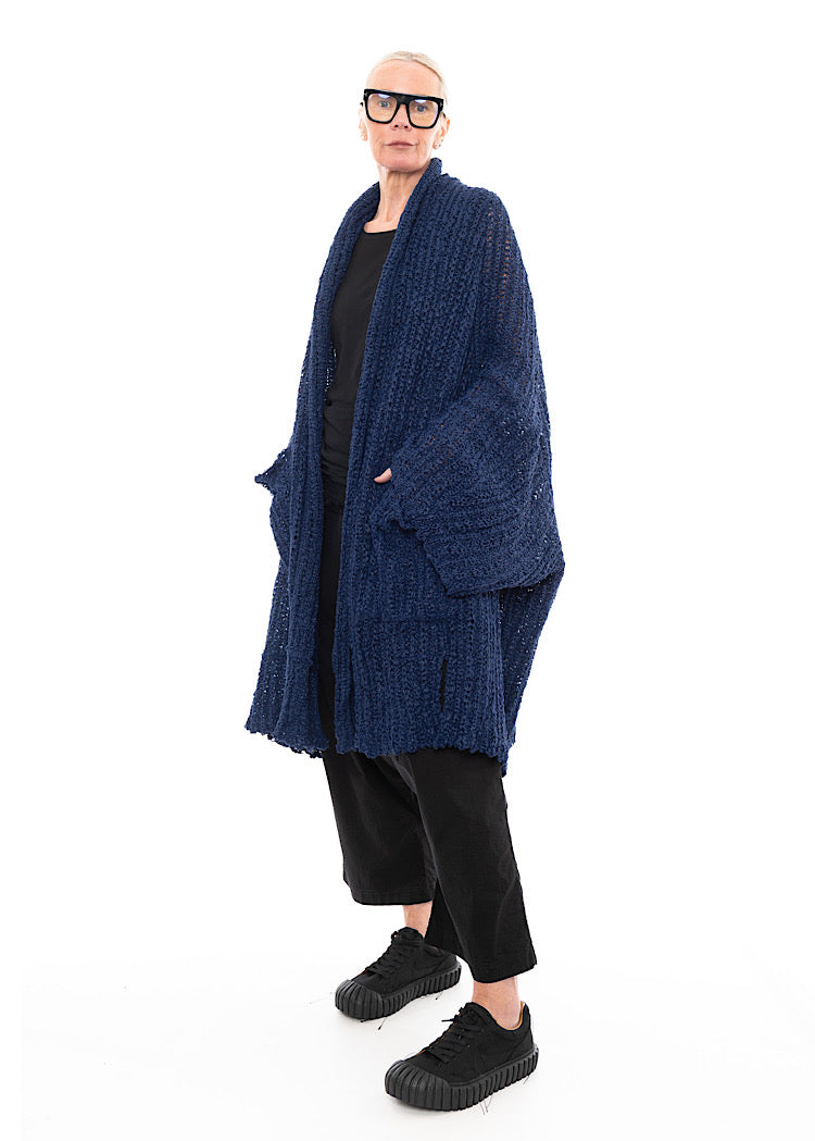 RUNDHOLZ DIP KNITTED CARDIGAN