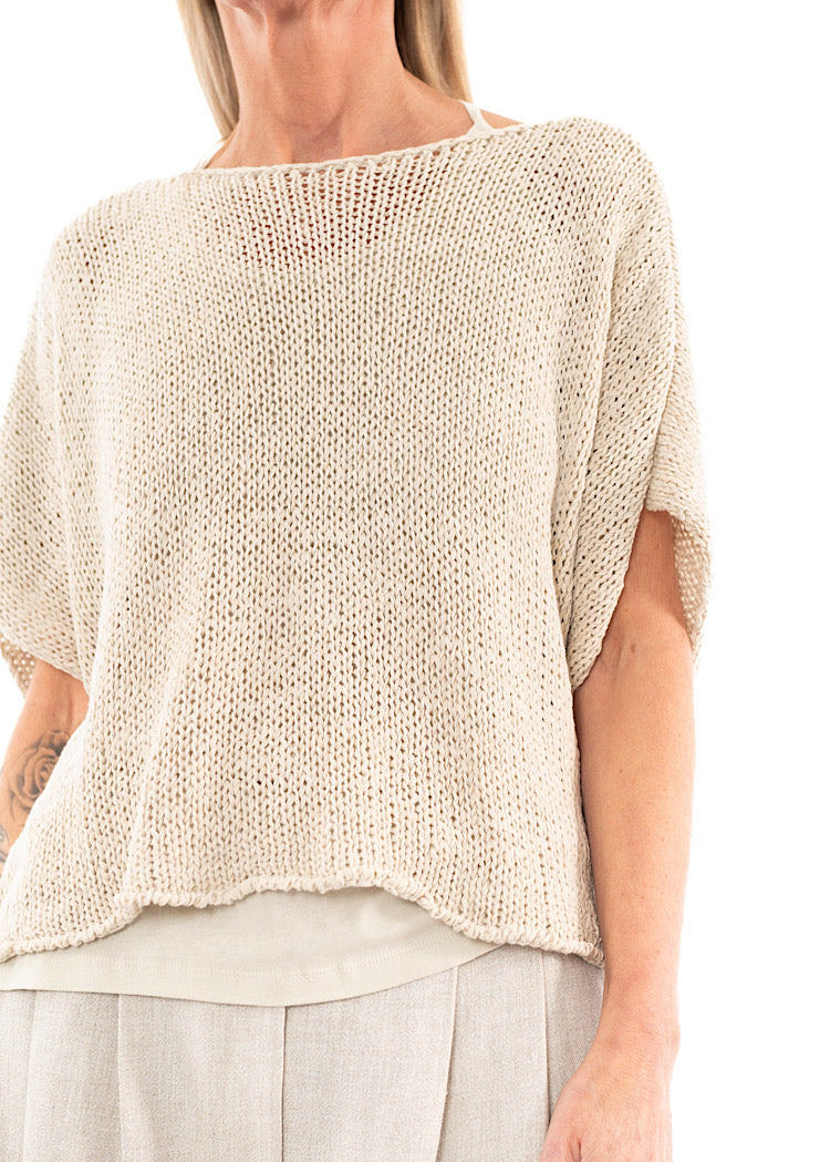 SORT AARHUS KNITTED TOP