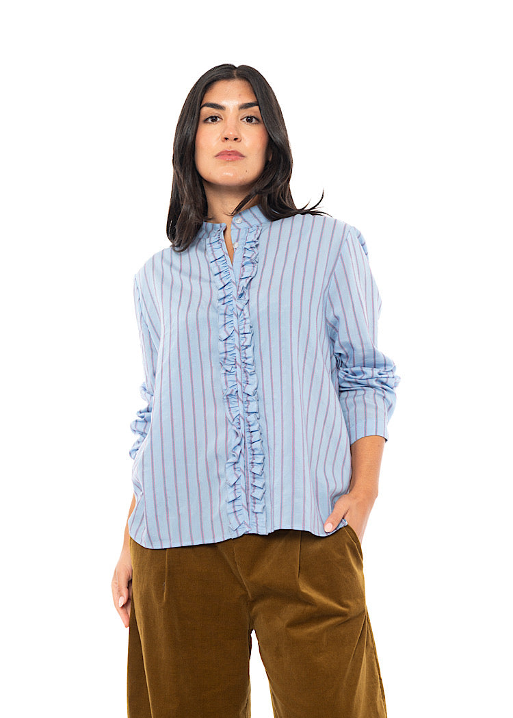 PINSTRIPE AMELIA L SHIRT
